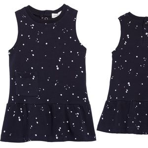 Miles baby-shift dress-dark blue-6 months